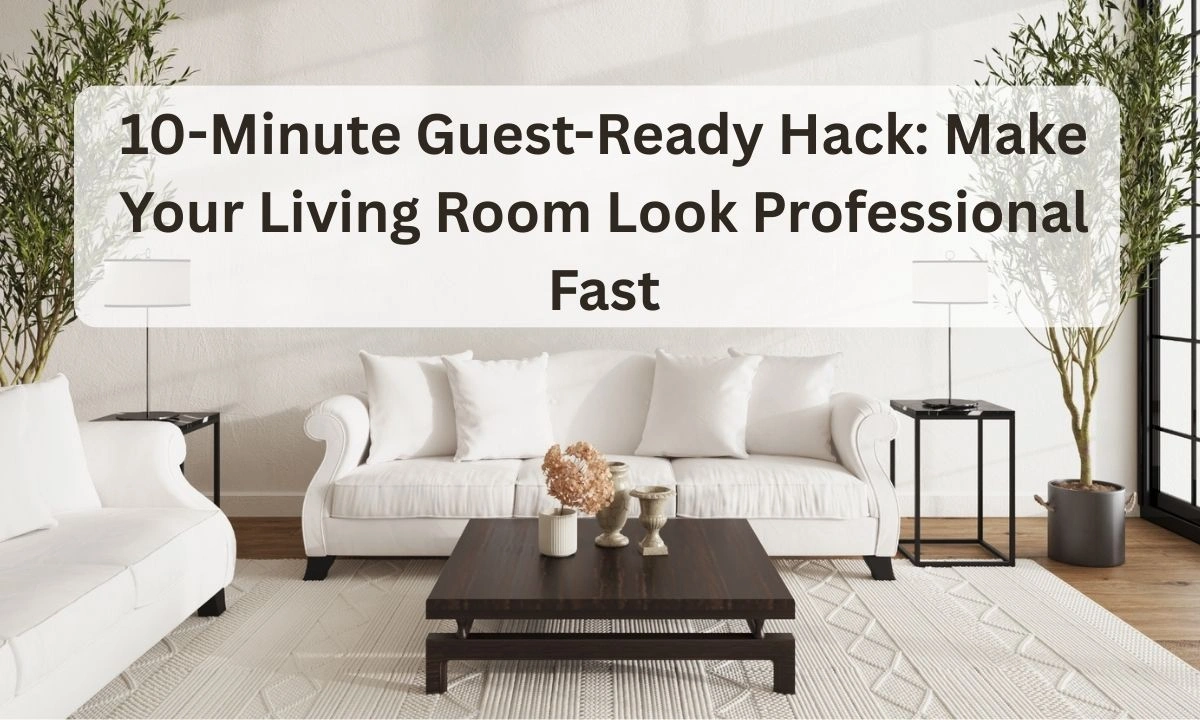 10-Minute Guest-Ready Hack